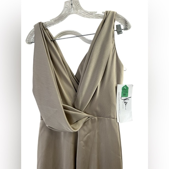 Noir by Lazaro Champaign gold bridal formal dress - Picture 4 of 9